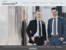 Tablet Screenshot of domanda-pb.com